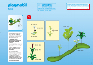 Mode d’emploi Playmobil set 5435 Leisure Famille et tente de camping