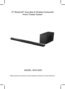 Handleiding Naxa NHS-2050 Home cinema set