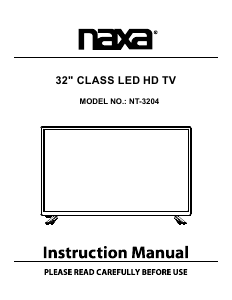 Manual Naxa NT-3204 LED Television