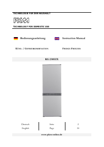 Manual PKM KG 230 EIX Fridge-Freezer