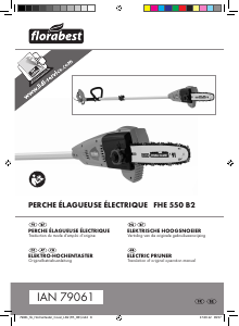 Mode d’emploi Florabest IAN 79061 Tronçonneuse