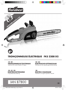 Mode d’emploi Florabest IAN 87800 Tronçonneuse