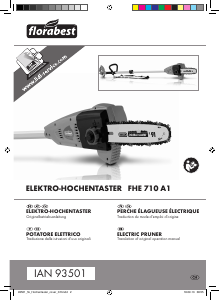 Manuale Florabest IAN 93501 Motosega