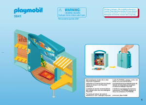 Manuál Playmobil set 5641 Leisure Přenosný kufřík Plážový obchod