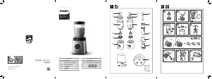 Manual Philips HR3664 Blender