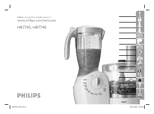 Priročnik Philips HR7740 Sekljalnik--mešalnik