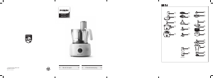 Manual Philips HR7757 Food Processor