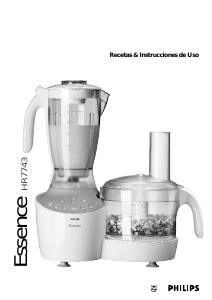 Manual de uso Philips HR7743 Essence Robot de cocina