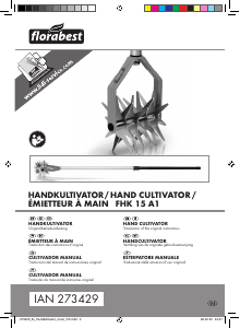 Manual Florabest IAN 273429 Cultivador