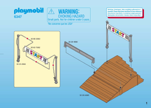 Mode d’emploi Playmobil set 6347 Leisure Karts et piste de competition