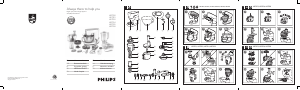 Manual Philips HR7955 Batedeira com taça