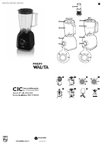 Manual Philips Walita RI2103 Liquidificadora