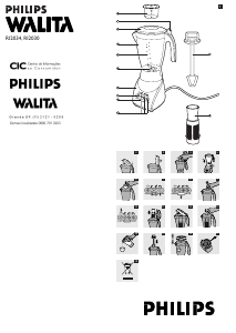 Manual Philips Walita RI2034 Liquidificadora