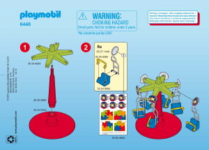 Manual de uso Playmobil set 6440 Leisure Carrusel