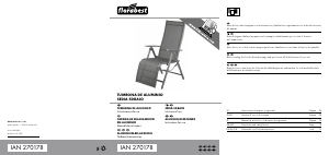 Manual Florabest IAN 270178 Cadeira de jardim