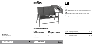 Manuale Florabest IAN 273251 Sedia da giardino