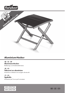 Manuale Florabest IAN 295736 Sedia da giardino