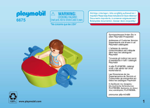 Manual de uso Playmobil set 6675 Leisure Patín acuático