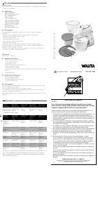 Manual Walita RI7115 Misturador da mão