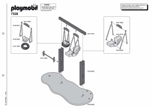 Manuale Playmobil set 7328 Leisure Parco giochi