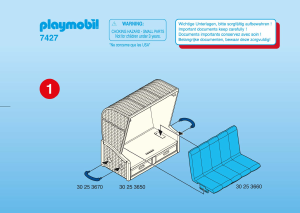 Manuale Playmobil set 7427 Leisure Sedia da spiaggia