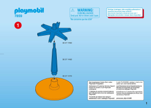 Manual de uso Playmobil set 7859 Leisure Carrusel