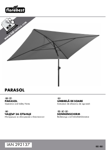 Manual Florabest IAN 292137 Umbrelă de soare