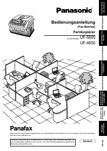 Bedienungsanleitung Panasonic UF-4600 Panafax Faxmaschine