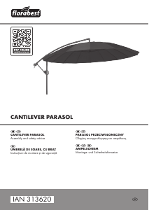 Manual Florabest IAN 313620 Umbrelă de soare