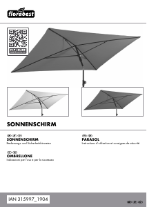 Manuale Florabest IAN 315997 Ombrellone