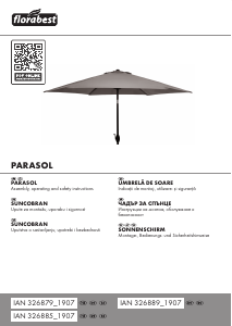 Manual Florabest IAN 326885 Umbrelă de soare