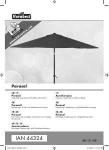 Brugsanvisning Florabest IAN 44324 Parasol