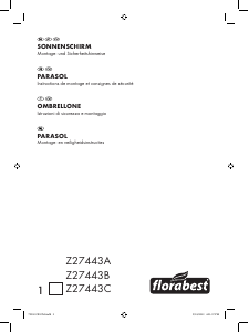 Manuale Florabest IAN 79250 Ombrellone