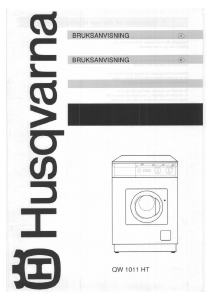 Bruksanvisning Husqvarna QW1011HT Tvättmaskin