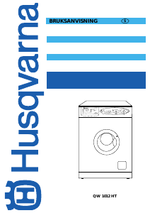 Bruksanvisning Husqvarna QW1012HT Tvättmaskin