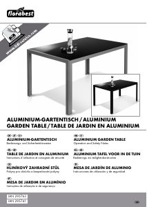 Handleiding Florabest IAN 295741 Tuintafel