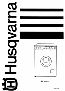Bruksanvisning Husqvarna QW1050H Tvättmaskin