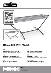 Bruksanvisning Florabest IAN 331513 Hängmatta