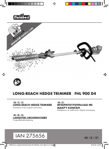Εγχειρίδιο Florabest IAN 275656 Εργαλείο κουρέματος φράχτη