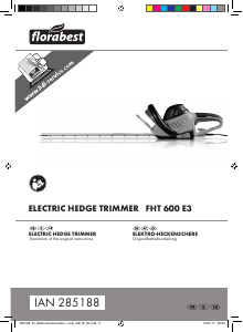 Manual Florabest IAN 285188 Hedgecutter