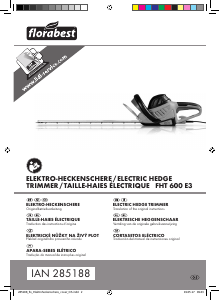 Manual Florabest IAN 285188 Corta-sebes