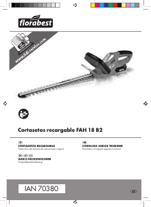 Manual de uso Florabest IAN 70380 Tijeras cortasetos