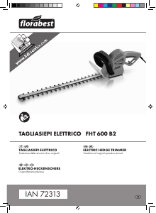 Manuale Florabest IAN 72313 Tagliasiepi