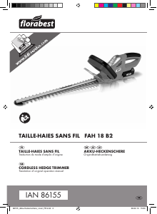 Mode d’emploi Florabest IAN 86155 Taille-haies