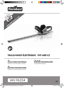 Mode d’emploi Florabest IAN 96334 Taille-haies