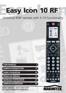 Manual Marmitek Easy Icon 10 RF Remote Control