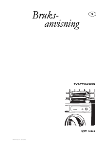 Bruksanvisning Husqvarna QW12625 Tvättmaskin