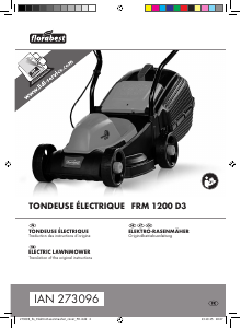 Mode d’emploi Florabest IAN 273096 Tondeuse à gazon