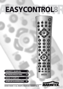 Manual Marmitek EasyControl 8 RF Remote Control