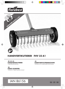 Handleiding Florabest IAN 86156 Verticuteermachine